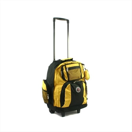 Transworld 738131-YEL Roll-Away Deluxe Rolling Backpack, Yellow TR96558